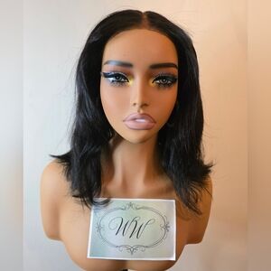 Natural Black Human Hair Wig